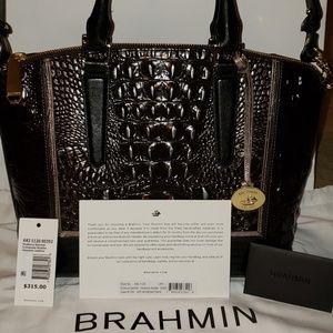 🖤🖤 Brahmin Ironwood Alzette Duxbury Satchel 🖤🖤